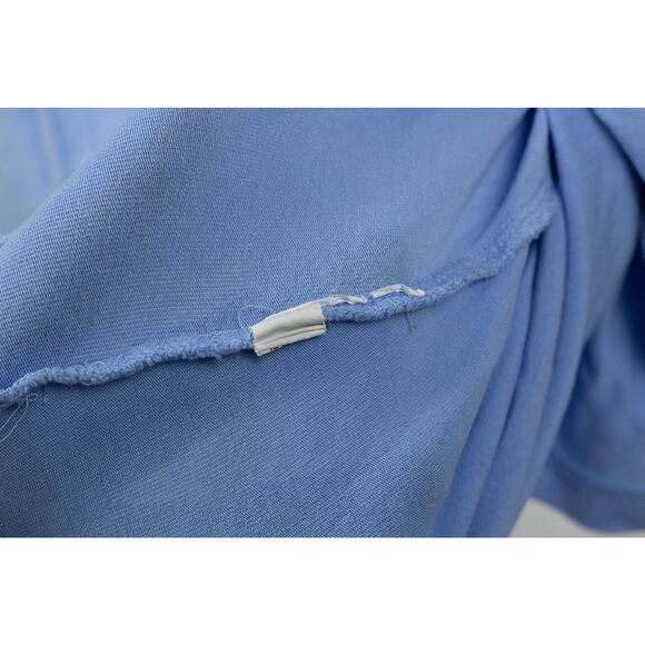 Lane Bryant Size 18/20 Blouse Sleeveless Eyelet Neckline Blue - Picture 6 of 6